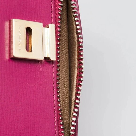 Givenchy Purple Grained Leather Pandora Box Mini Crossbody Bag - Picture 11 of 12